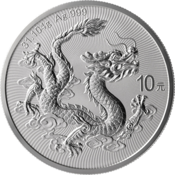 China 1 Oz Silver Dragon 2026
