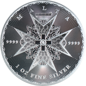 Maltese Cross 1 Oz Silver 2025