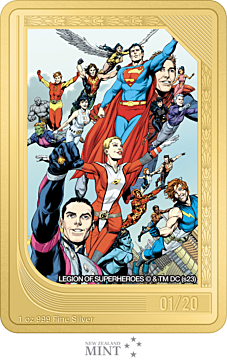 Legion of Superheroes - Mint Trading Coin