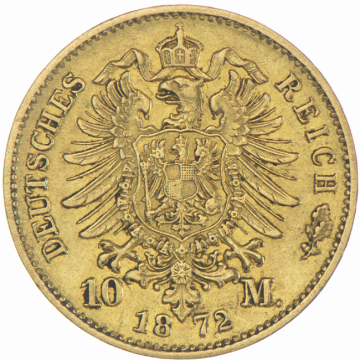 10 Mark 1872 H