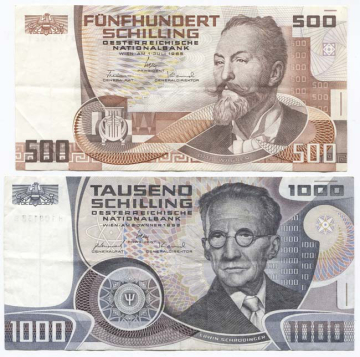 1500 Schilling (Set aus 2 Werten -gebraucht-)