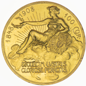 100 Kronen 1908 Regierungsjubiläum