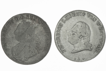 Lot (2) 20 Kreuzer 1807, 1810 Stuttgart
