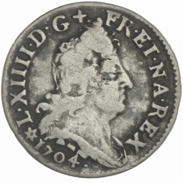 5 Sols, 1/4 Ecu aux insignes 1704 BB