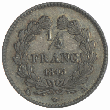 1/4 Franc 1843 A