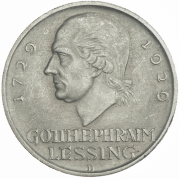 5 Reichsmark 1929 D Lessing