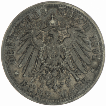 5 Mark 1891 G