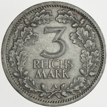 3 Reichsmark 1931 A