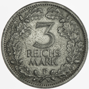 3 Reichsmark 1931 F