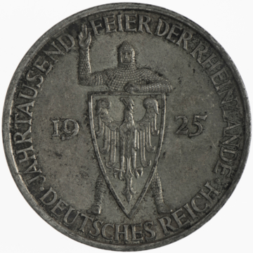5 Reichsmark 1925 A Rheinland