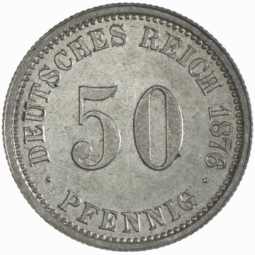 50 Pfennig 1876 J