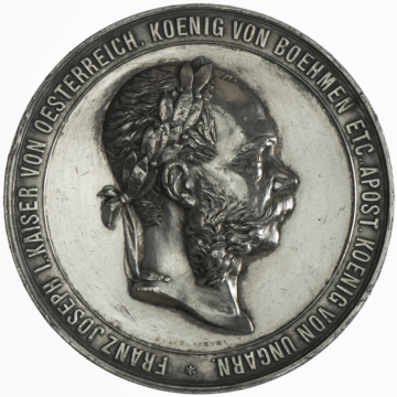 AR-Medaille, auf die I. Tiroler Landesausstellung 1893 (Randschrift)