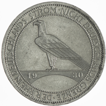 3 Reichsmark 1930 A Rheinlandräumung