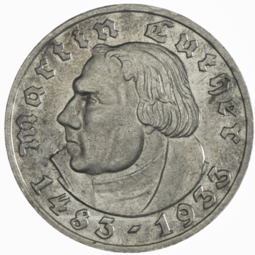 5 Reichsmark 1933 A Martin Luther
