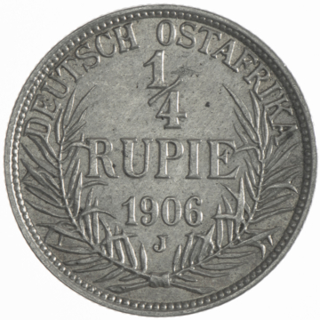 1/4 Rupie 1906 J