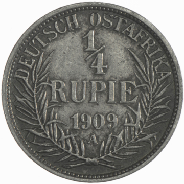 1/4 Rupie 1909 J