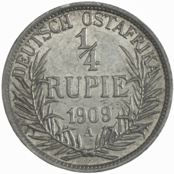 1/4 Rupie 1909 A
