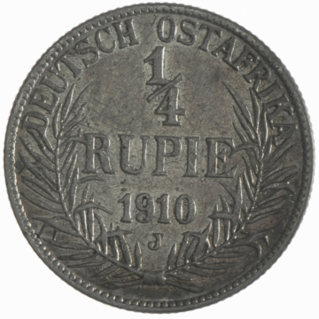 1/4 Rupie 1910 J