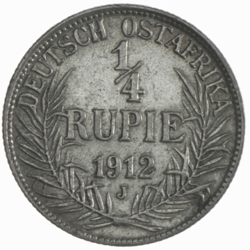 1/4 Rupie 1912 J