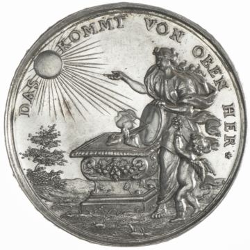 AR Medaille o.J. (18. Jh.) auf die ewige Liebe