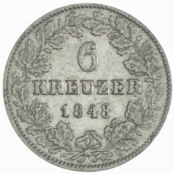 6 Kreuzer 1848