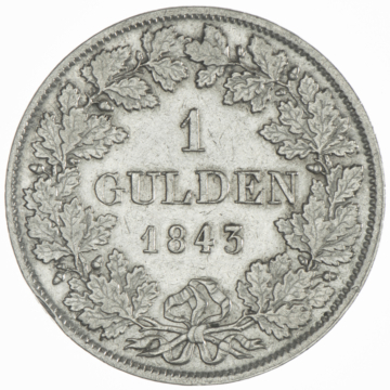 Gulden 1843 Baden
