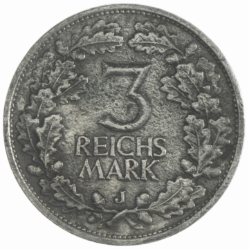 3 Reichsmark 1925 J Rheinland