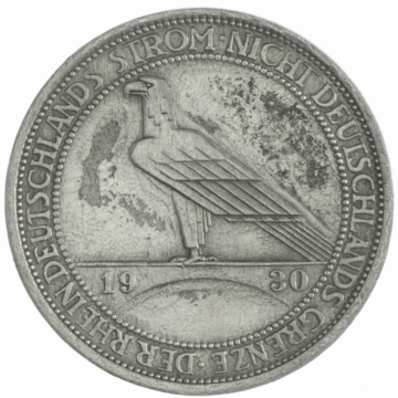 3 Reichsmark 1930 A Rheinlandräumung