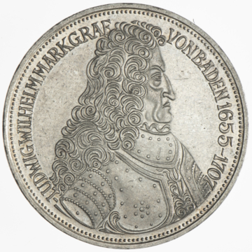 5 Mark 1955 G Markgraf von Baden