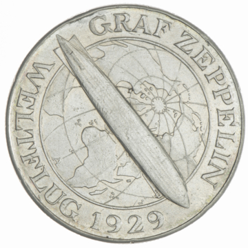5 Reichsmark 1929 A Graf Zeppelin