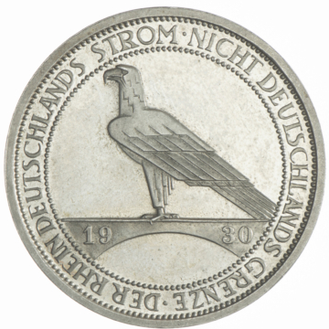 3 Reichsmark 1930 J Rheinlandräumung