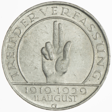 3 Reichsmark 1929 G