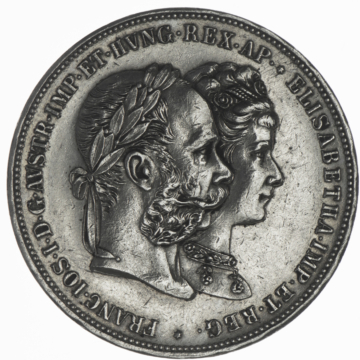 2 Gulden 1879 A Silberne Hochzeit