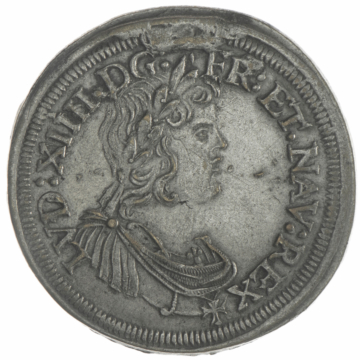versilberter Messing Rechenpfennig o.J.