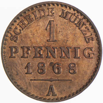 Pfennig 1868 A