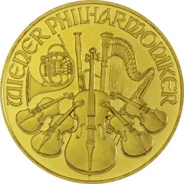 Philharmoniker 1/2 Unze Gold ATS Prägung