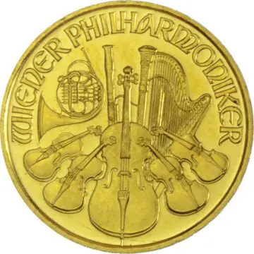 Philharmoniker 1/10 Unze Gold ATS Prägung