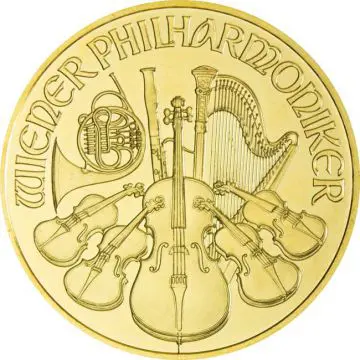 Philharmoniker 1 Unze Gold 2010