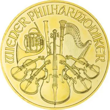 Philharmoniker 1 Unze Gold 2012