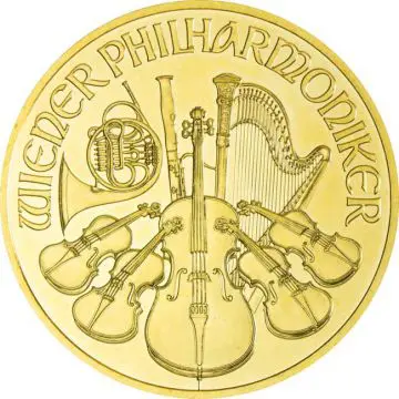 Philharmoniker 1 Unze Gold 2013