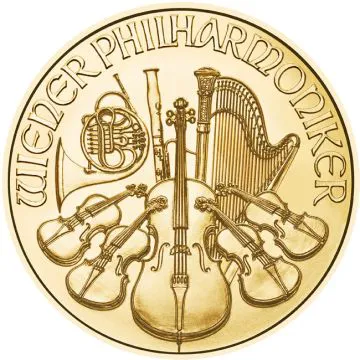 Philharmoniker 1/10 Unze Gold 2024
