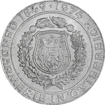 50 Schilling II. Form Silber