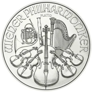 Philharmoniker 1/25 Unze Platin 2024