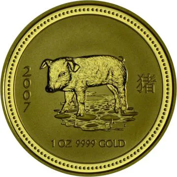 Pig 1 Oz Gold 2007