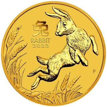 Rabbit 1/20 Oz Gold 2023