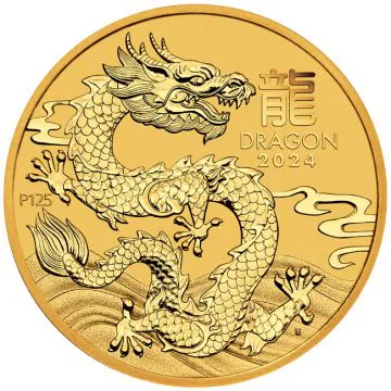 Dragon 10 Ounces Gold 2024