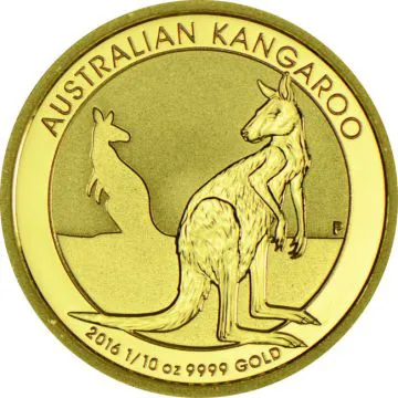 Kangaroo / Nugget 1/10 Ounce Gold