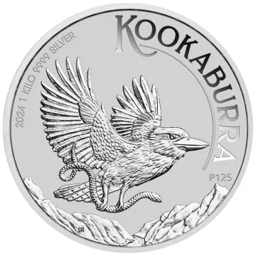 Kookaburra 1.000 g Silver 2024
