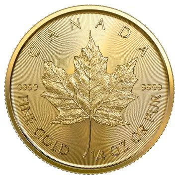 Maple Leaf 1/4 Oz Gold 2023