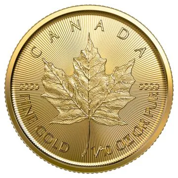 Maple Leaf 1/10 Oz Gold 2023